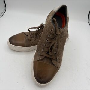 BILT George Brown Men's Sneakers Tillman Suede Leather Taupe, Size: 9.5